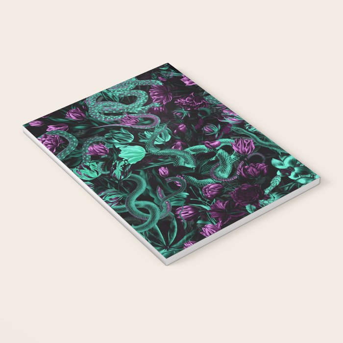 Floral and Snake Night Notebook Gallery Image 3
