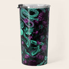 Floral and Snake Night Travel Mug Gallery Image 3