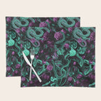 Floral and Snake Night Placemat Gallery Image 1