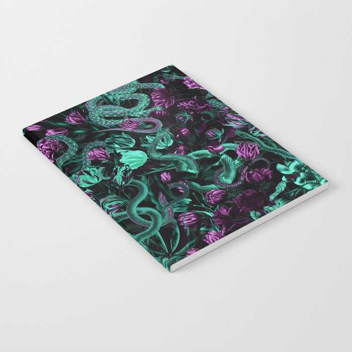Floral and Snake Night Notebook Gallery Image 2