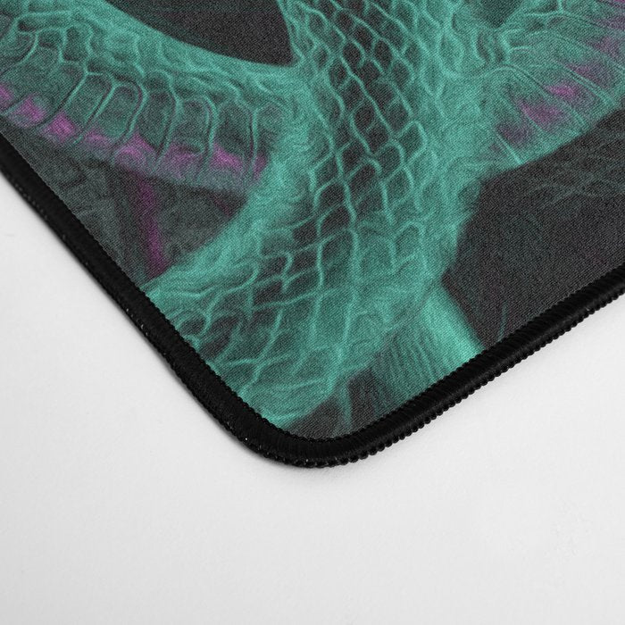 Floral and Snake Night Desk Mat Gallery Image 4