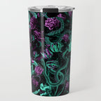 Floral and Snake Night Travel Mug Gallery Image 1