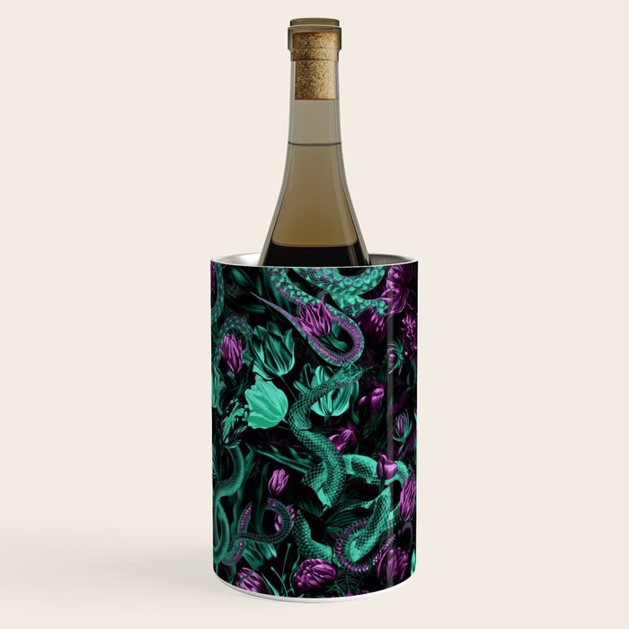 Floral and Snake Night Wine Chiller Gallery Image 3