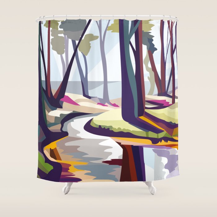 RIVERSIDE ORIGINAL Shower Curtain Gallery Image 1