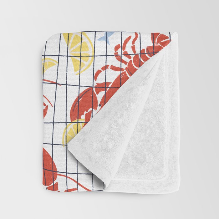 Fresh Catch Summer Lobster Throw Blanket Gallery Image 3
