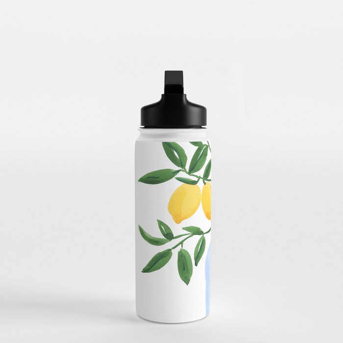 Lemon Tree Branch in a Vase Water Bottle Gallery Image 3