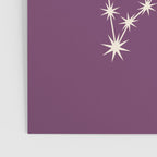 Pisces Zodiac Star Constellation Line Art Mauve Purple Poster Gallery Image 3