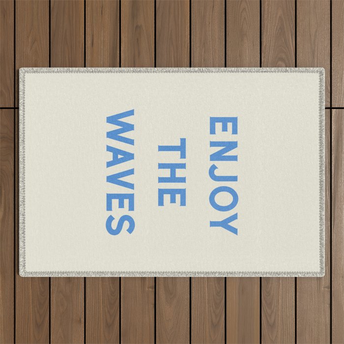 Enjoy The Waves Outdoor Rug Gallery Image 1