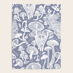 Delicious Autumn botanical poison IV // blue grey background Poster Gallery Image 4