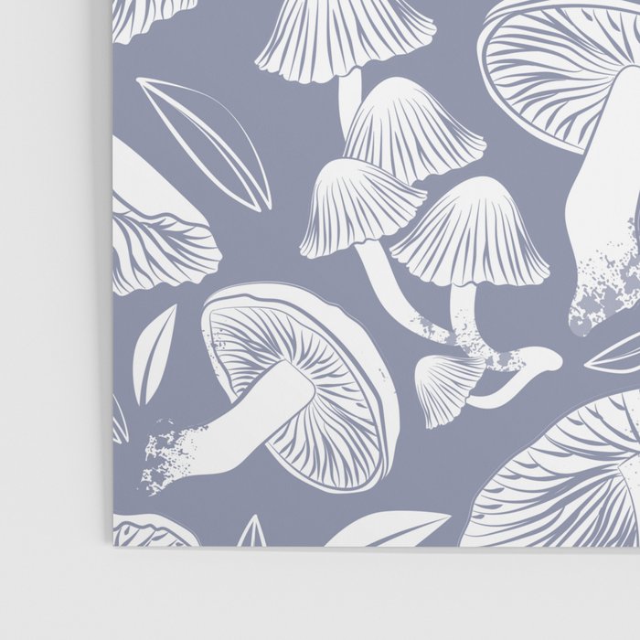 Delicious Autumn botanical poison IV // blue grey background Poster Gallery Image 3