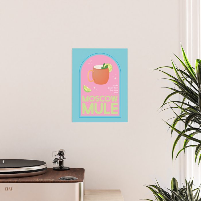 Moscow Mule Cocktail Poster Gallery Image 2