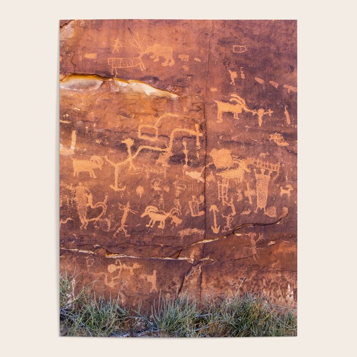 Ancient Rock Art Panel 0619 - Utah Poster Gallery Image 4