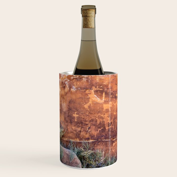 Ancient Rock Art Panel 0619 - Utah Wine Chiller Gallery Image 2