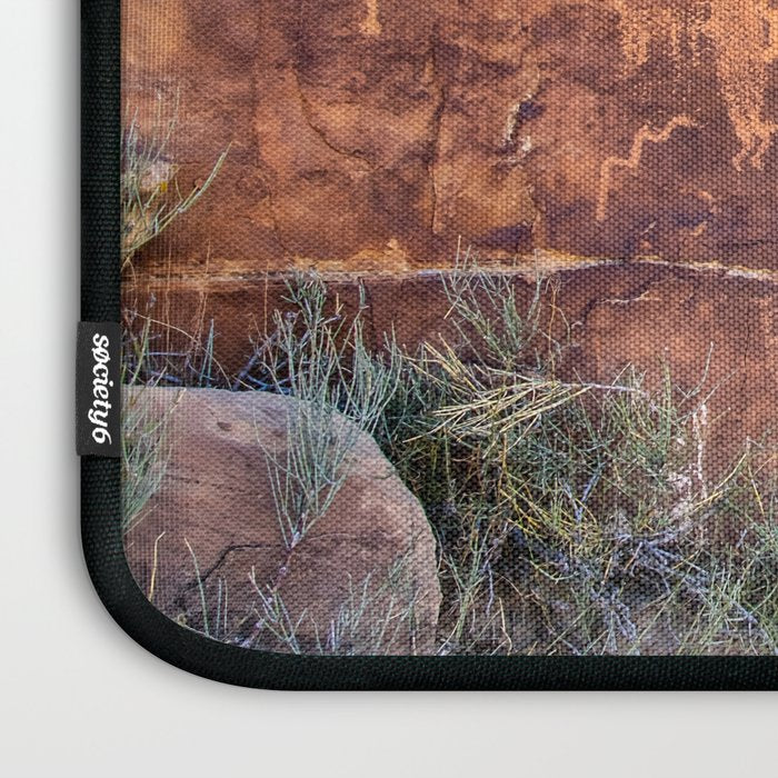 Ancient Rock Art Panel 0619 - Utah Laptop Sleeve Gallery Image 3
