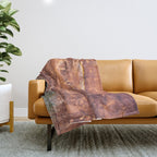 Ancient Rock Art Panel 0619 - Utah Throw Blanket Gallery Image 1