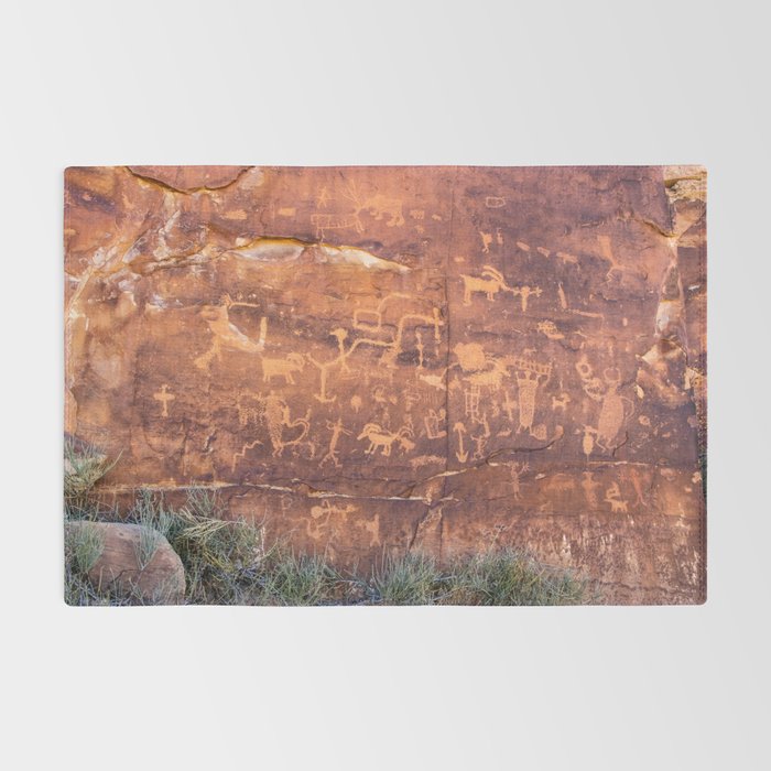 Ancient Rock Art Panel 0619 - Utah Rug Gallery Image 2
