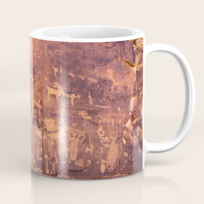 Ancient Rock Art Panel 0619 - Utah Coffee Mug Gallery Image 1