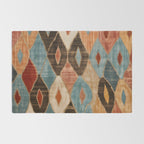 Rustic Shabby Moroccan Weave Rug Gallery Image 2