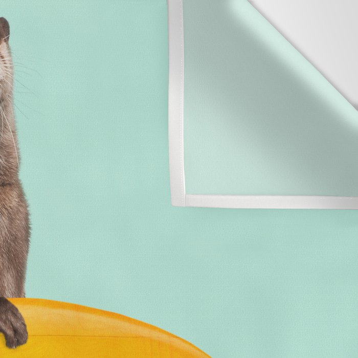 SURFING OTTER Wall Tapestry Gallery Image 3
