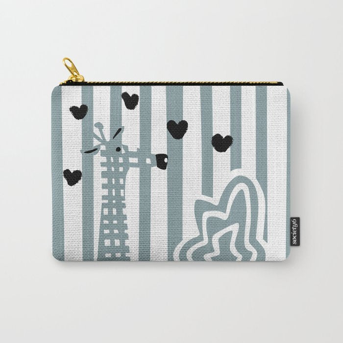 Cool giraffe Carry All Pouch Gallery Image 1