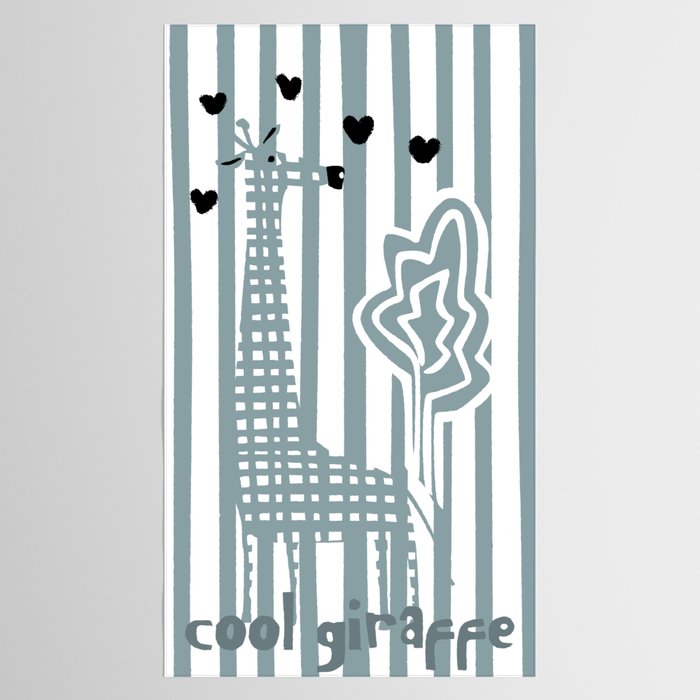 Cool giraffe Tablecloth Gallery Image 2