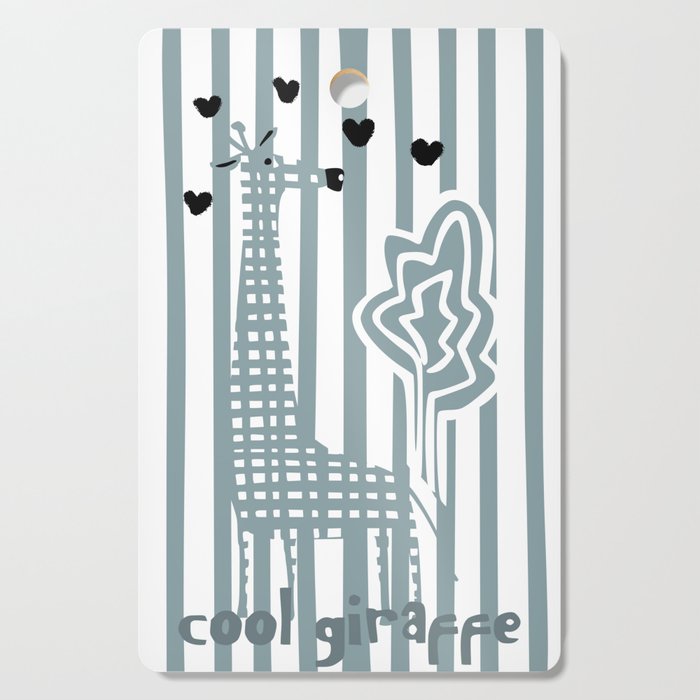 Cool giraffe Cutting Board Gallery Image 1