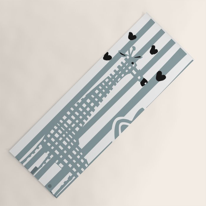 Cool giraffe Yoga Mat Gallery Image 1