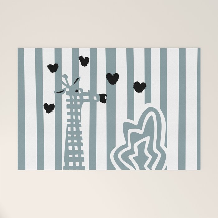 Cool giraffe Welcome Mat Gallery Image 1