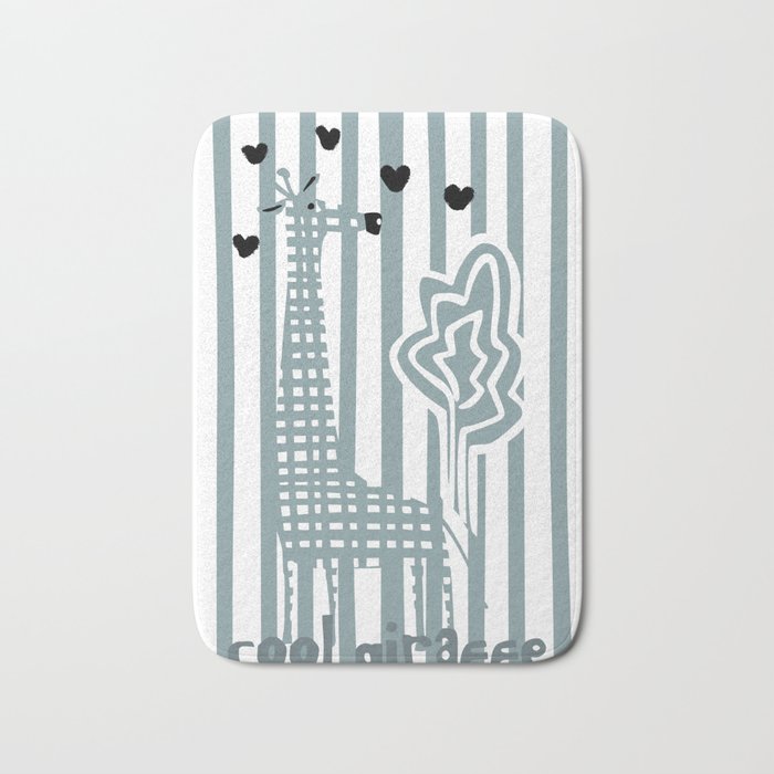 Cool giraffe Bath Mat Gallery Image 1
