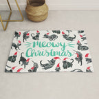 Meowy Christmas - Mint Type Rug Gallery Image 1