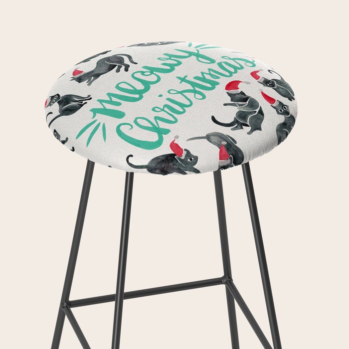 Meowy Christmas - Mint Type Stool Gallery Image 2