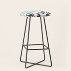 Meowy Christmas - Mint Type Stool Gallery Image 1