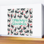 Meowy Christmas - Mint Type Wall Mural Gallery Image 2