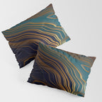 Peacock Ocean Pillow Sham Gallery Image 3