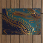 Peacock Ocean Outdoor Rug Gallery Image 1