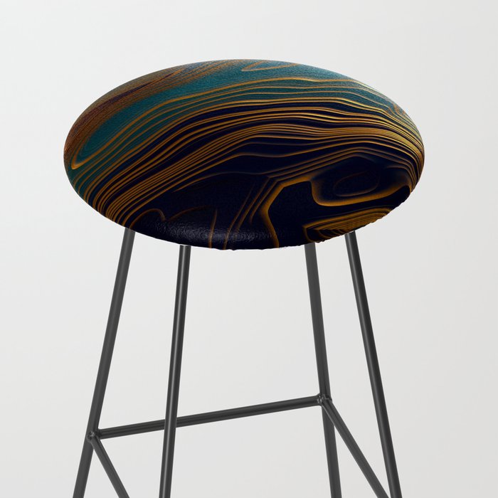 Peacock Ocean Stool Gallery Image 2