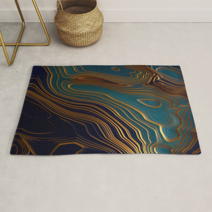 Peacock Ocean Rug Gallery Image 1