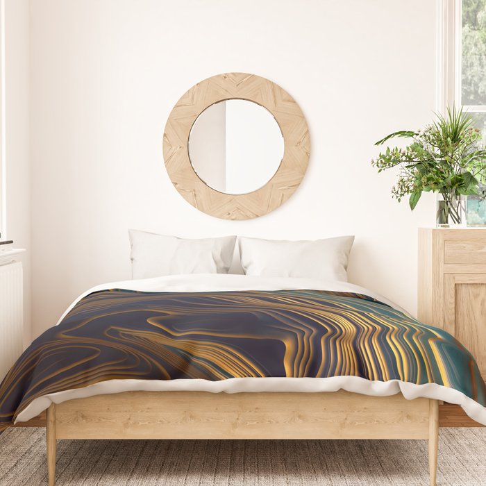 Peacock Ocean Duvet Cover Gallery Image 3