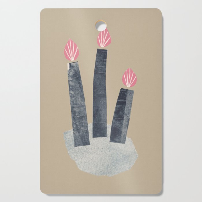 Small Collage: Candles Cutting Board Gallery Image 1