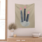 Small Collage: Candles Wall Tapestry Gallery Image 2
