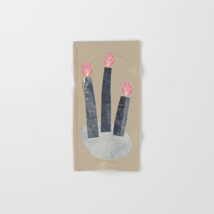 Small Collage: Candles Bath Towel Gallery Image 1