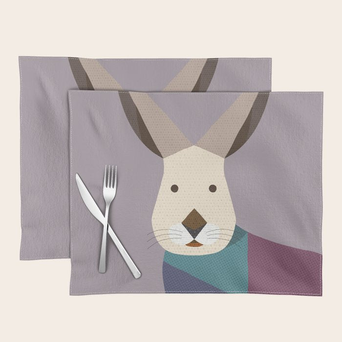 European Hare Placemat Gallery Image 1