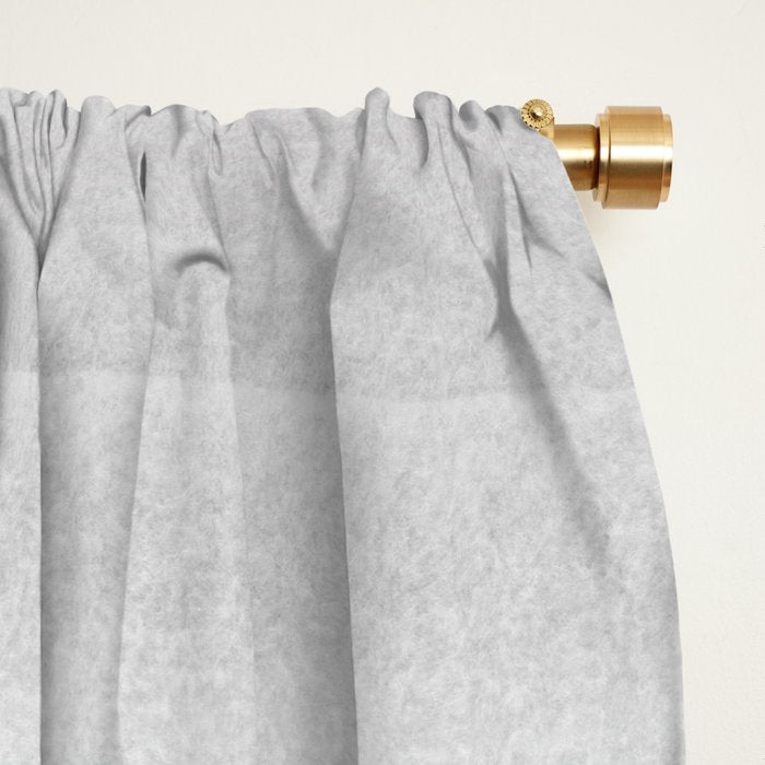 Touching Blush Gray Watercolor Abstract #1 #painting #decor #art #society6 Window Curtain Gallery Image 2