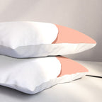 Mid Century Modern Sunset - Terracotta Peach Mustard Pillow Sham Gallery Image 3