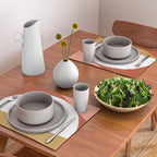 Mid Century Modern Sunset - Terracotta Peach Mustard Placemat Gallery Image 2