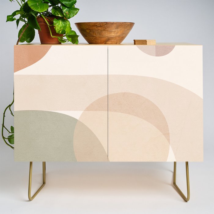 Abstract Minimal Shapes 11 Credenza Gallery Image 1