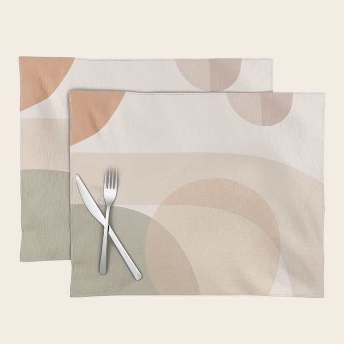 Abstract Minimal Shapes 11 Placemat Gallery Image 1