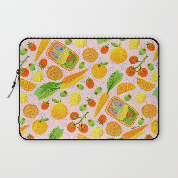 Kitchen Snacks & Apps in Berry Pink Laptop Sleeve Gallery Image 1