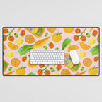Kitchen Snacks & Apps in Berry Pink Desk Mat Gallery Image 1