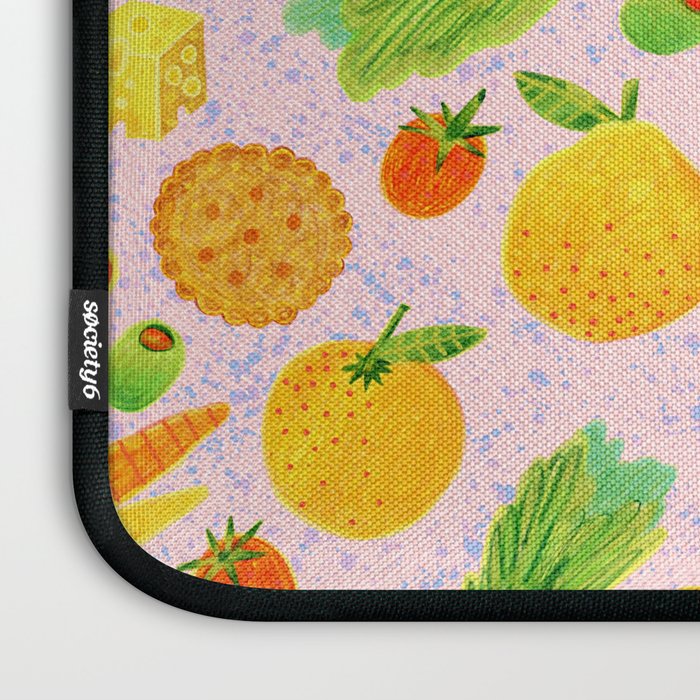 Kitchen Snacks & Apps in Berry Pink Laptop Sleeve Gallery Image 3